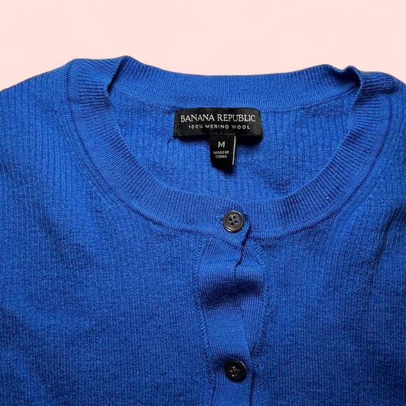 Blue banana republic merino wool - Picture 2 of 3